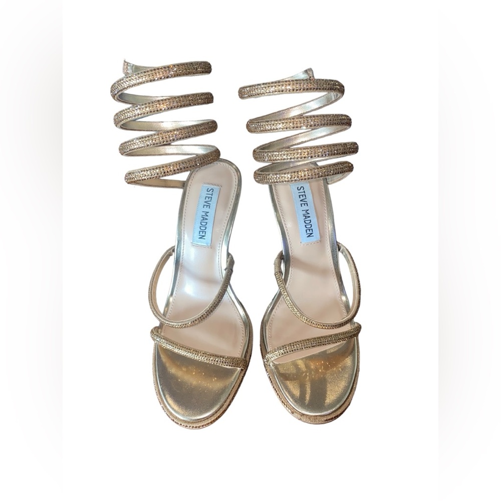 Steve Madden | Exotica Bronze Women’s Heels | Size 5.5 View 4